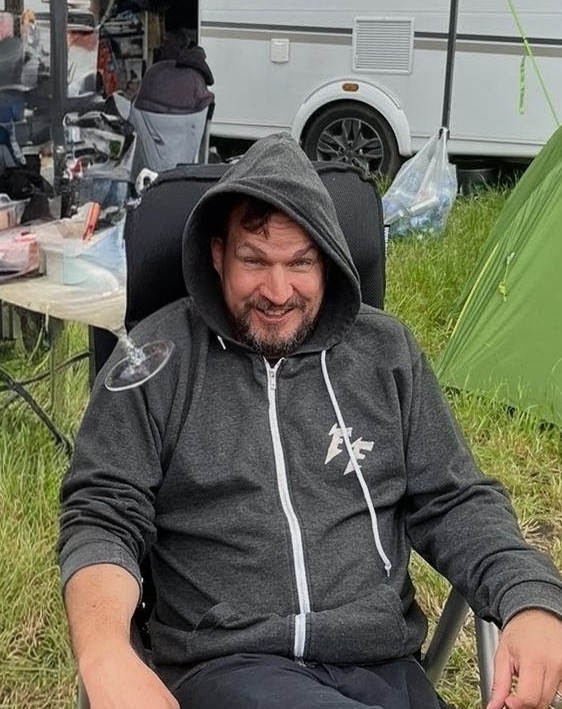 Thorsten auf dem Festival